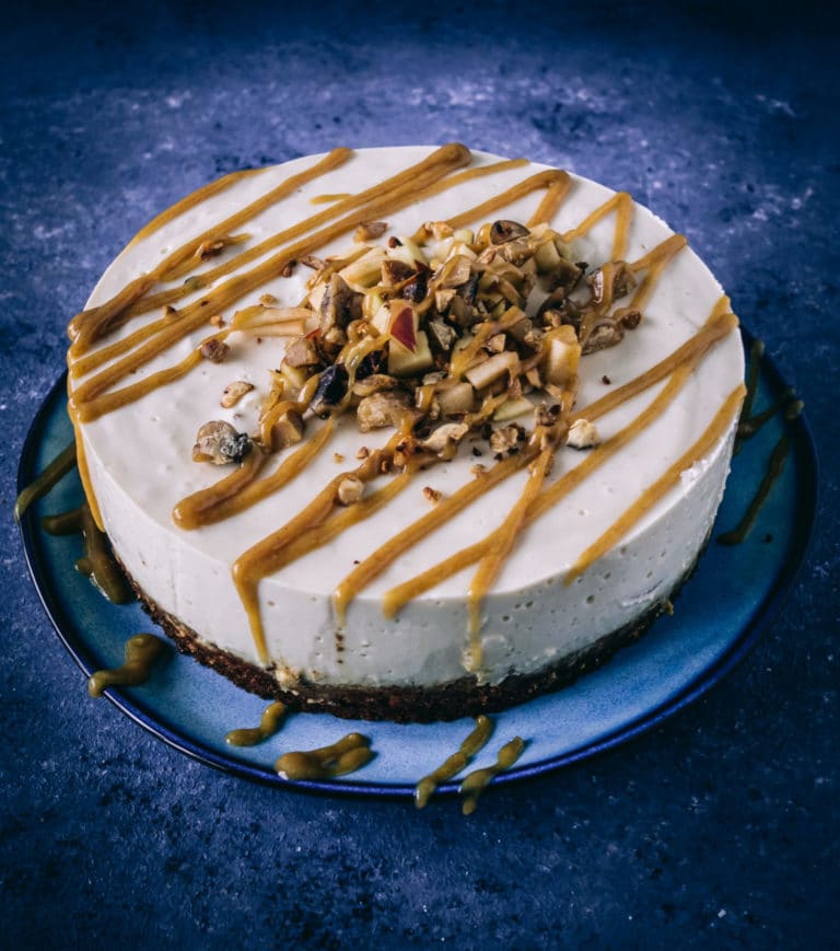 Maronen Torte mit Marzipan-Karamell