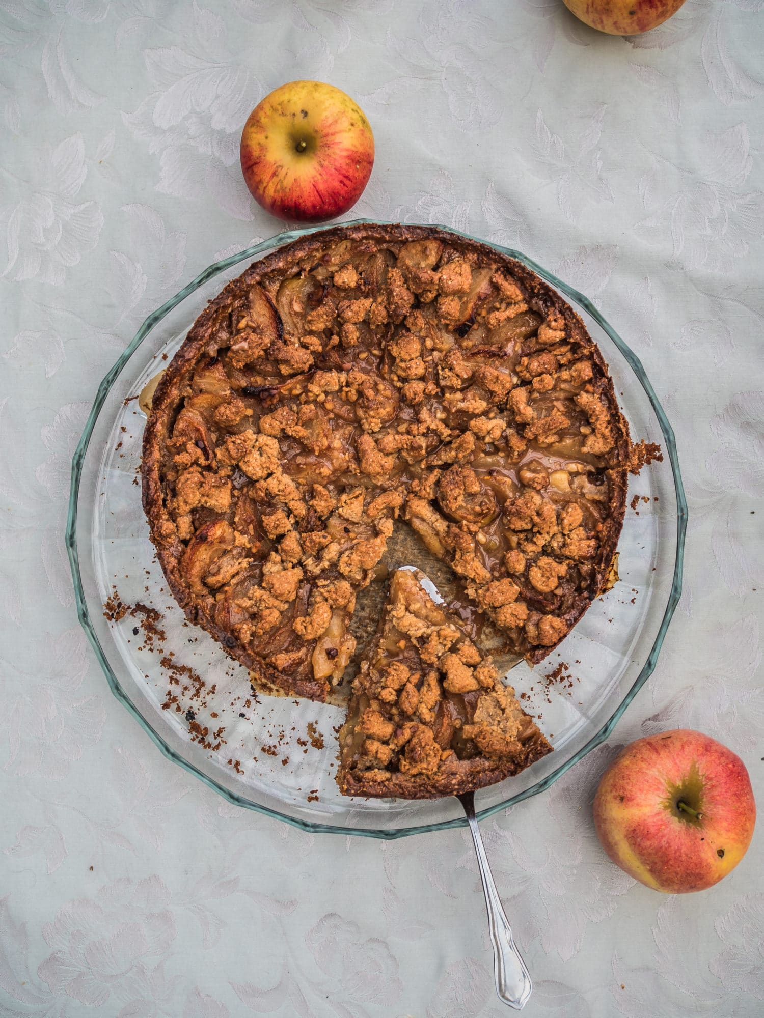 Apfelkuchen mit Streuseln