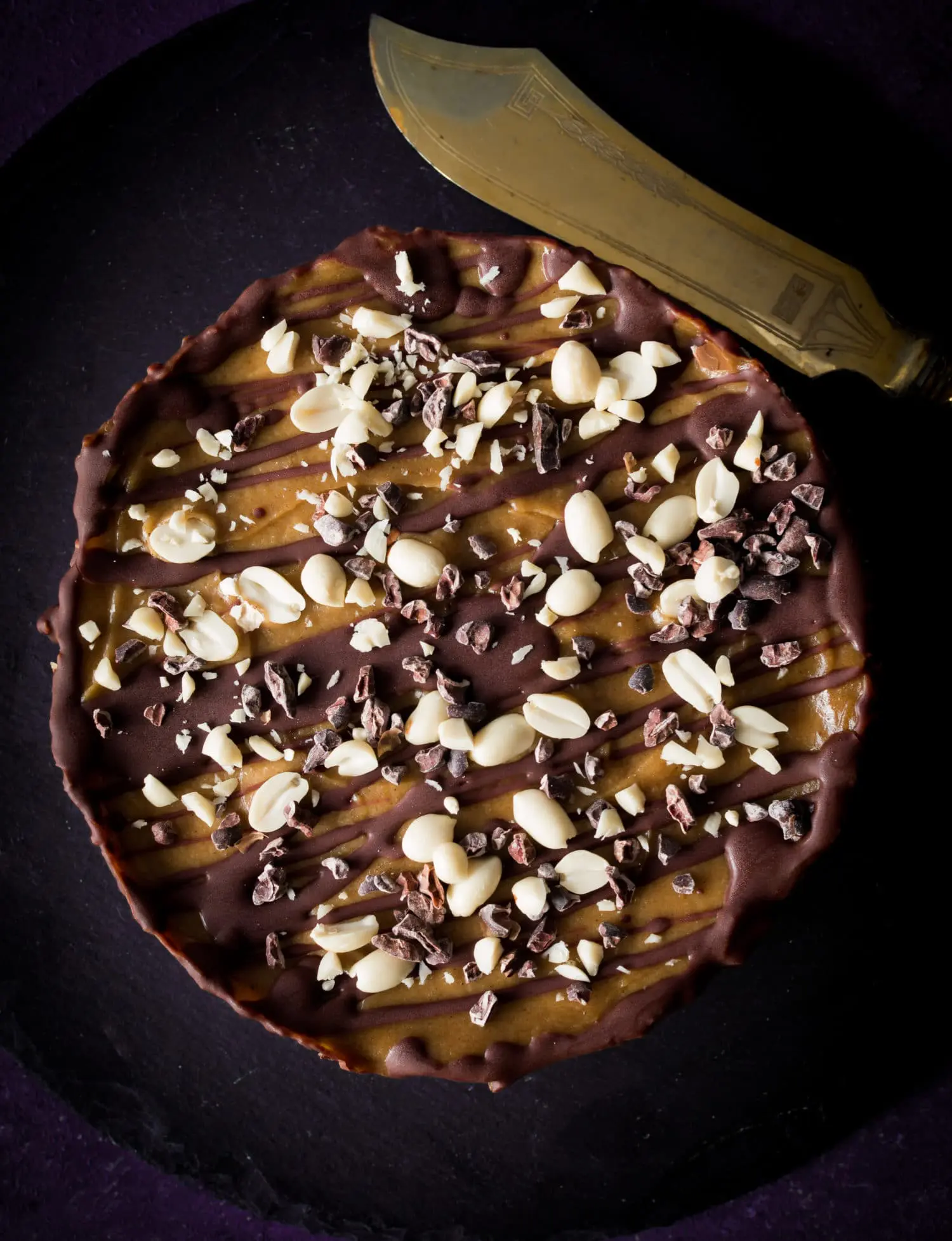 Snickers Käsekuchen rohkost