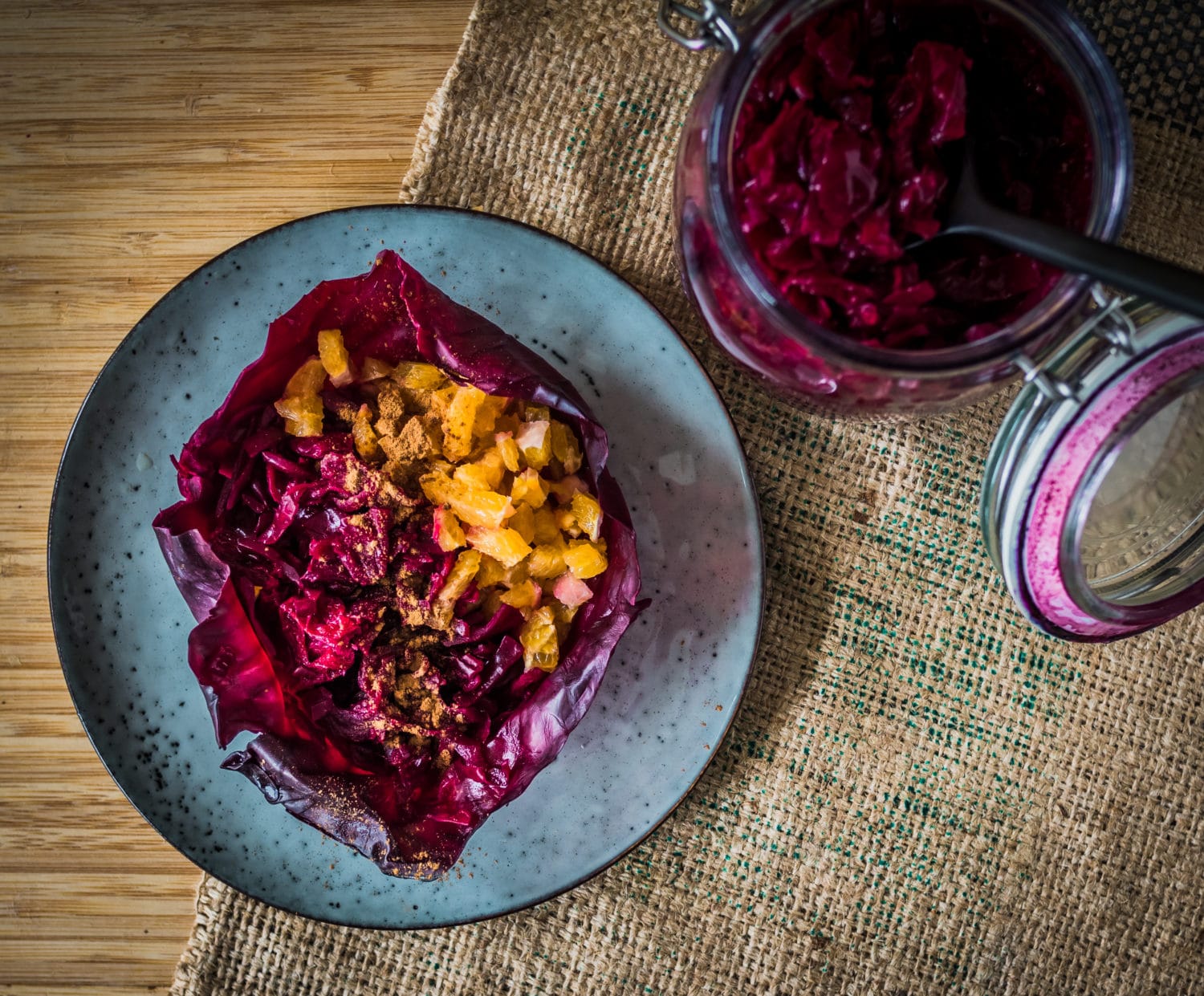 fermentierter Rotkohl
