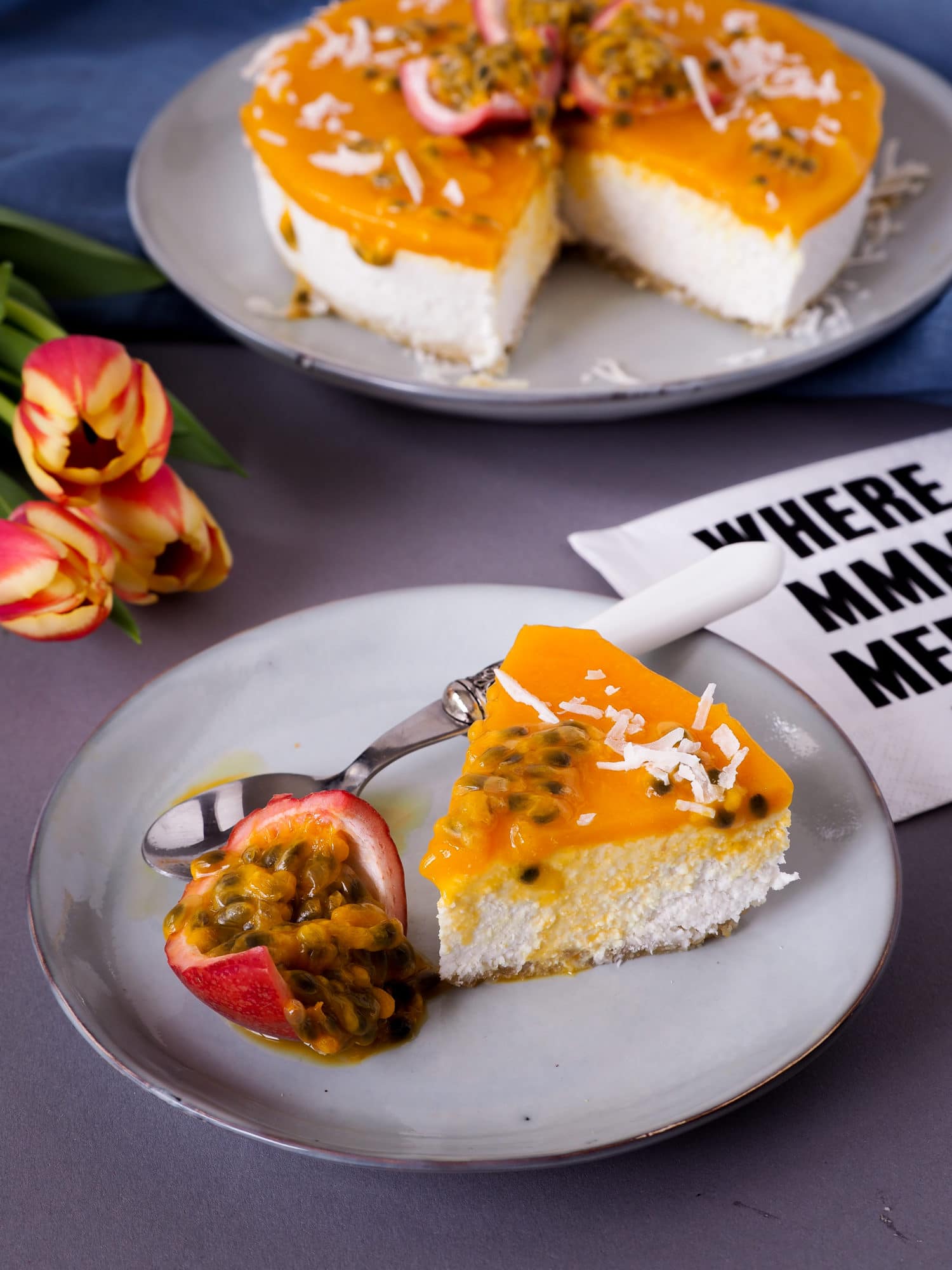 Mango-Kokos-Kuchen