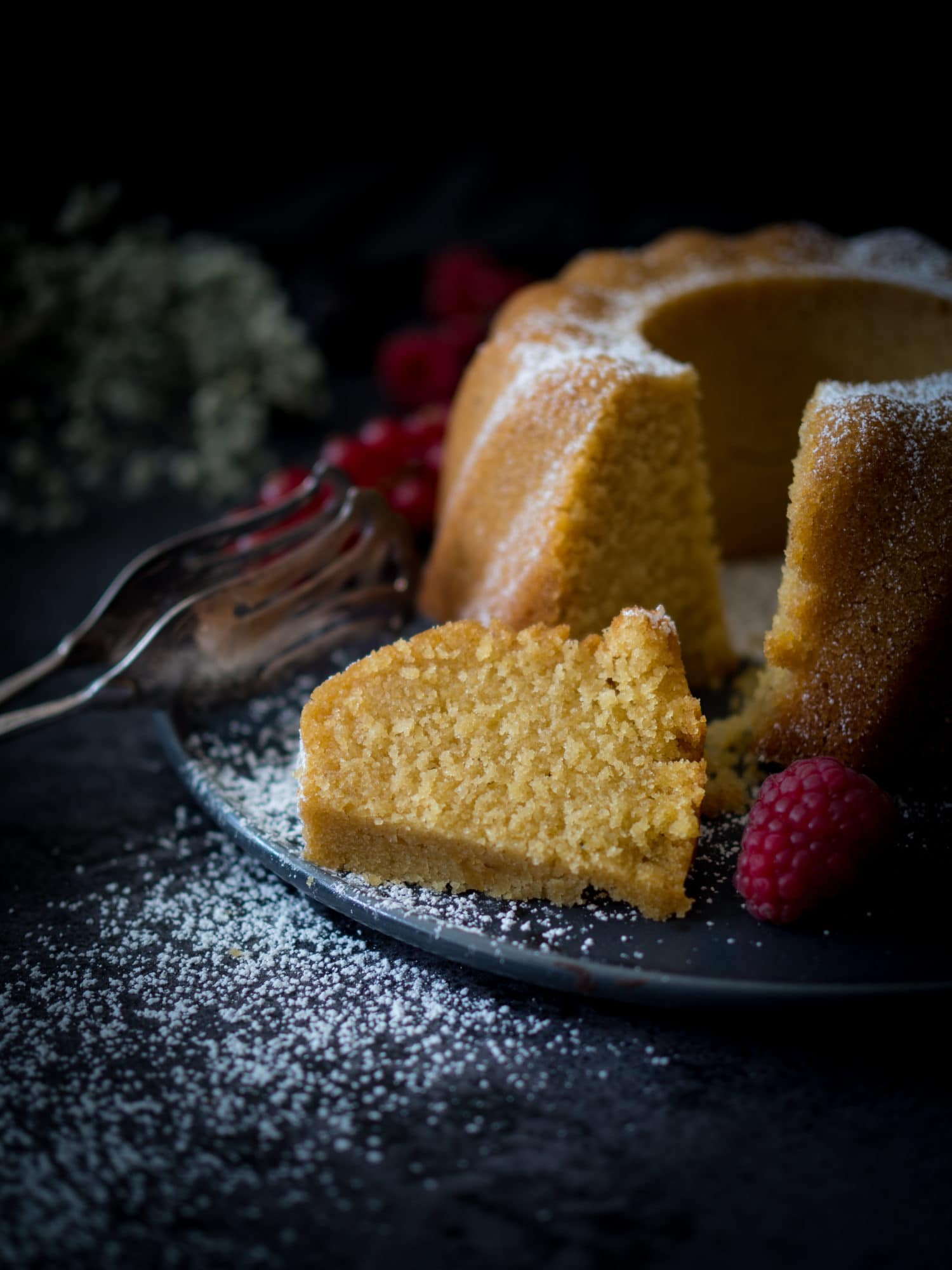 Glutenfreier Vanille Reis Guglhupf