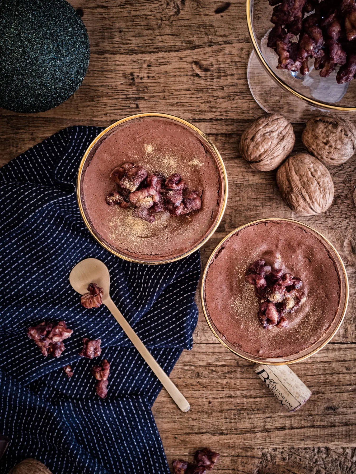 Lebkuchenmousse von oben 