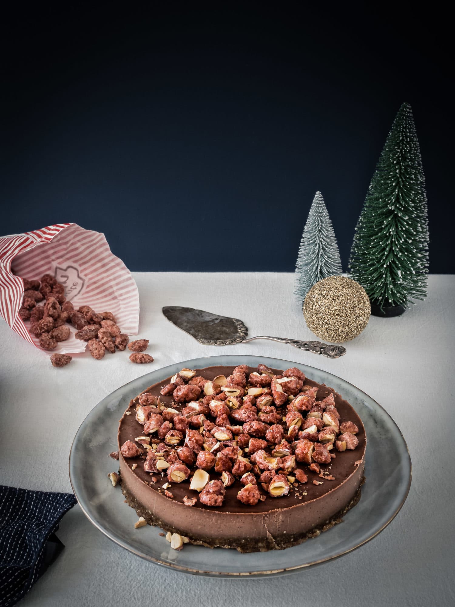 Vegane Baileystorte Mit Gebrannten Mandeln