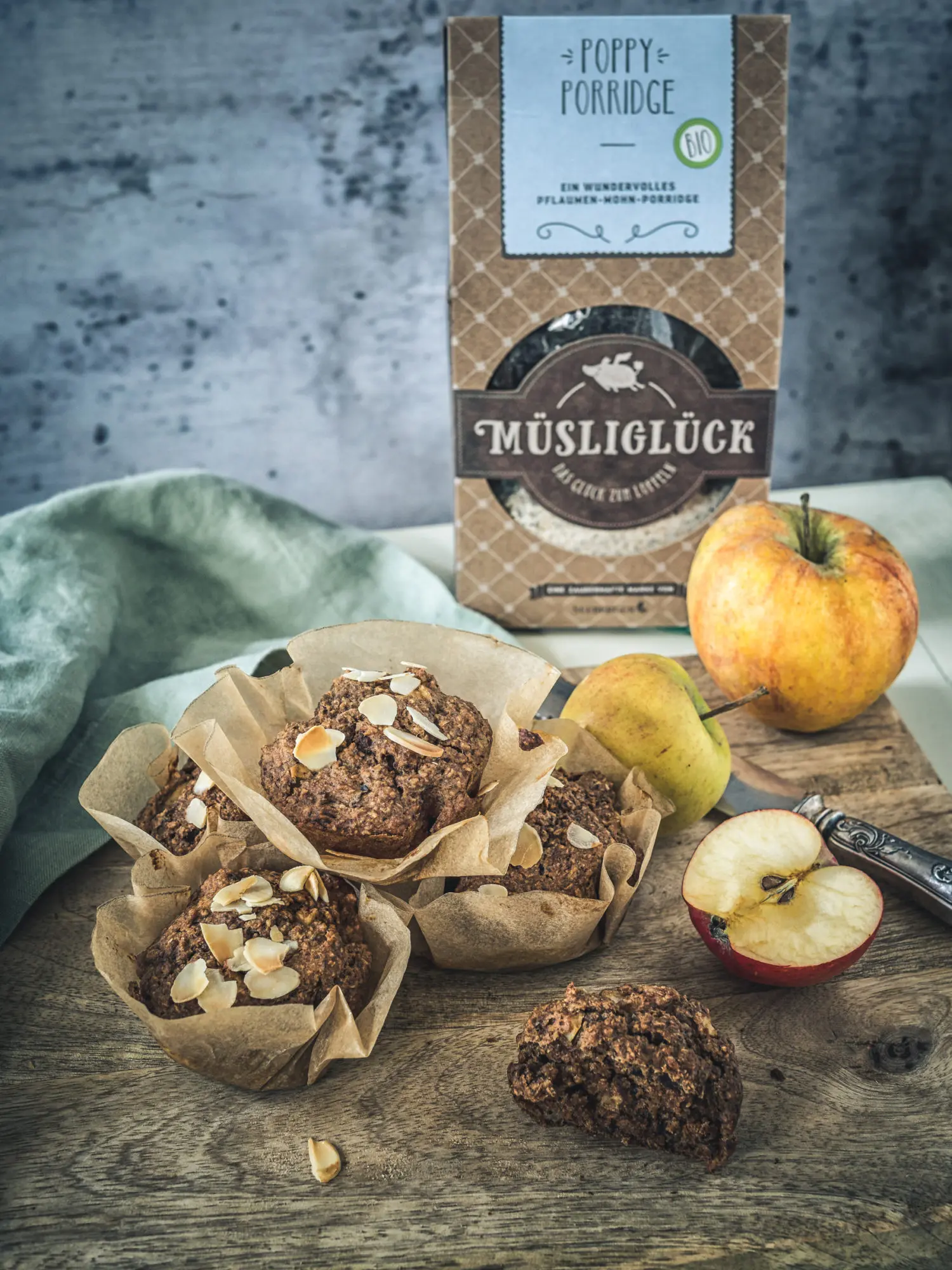 Muesliglueck perfekt fuer Porridge Muffins