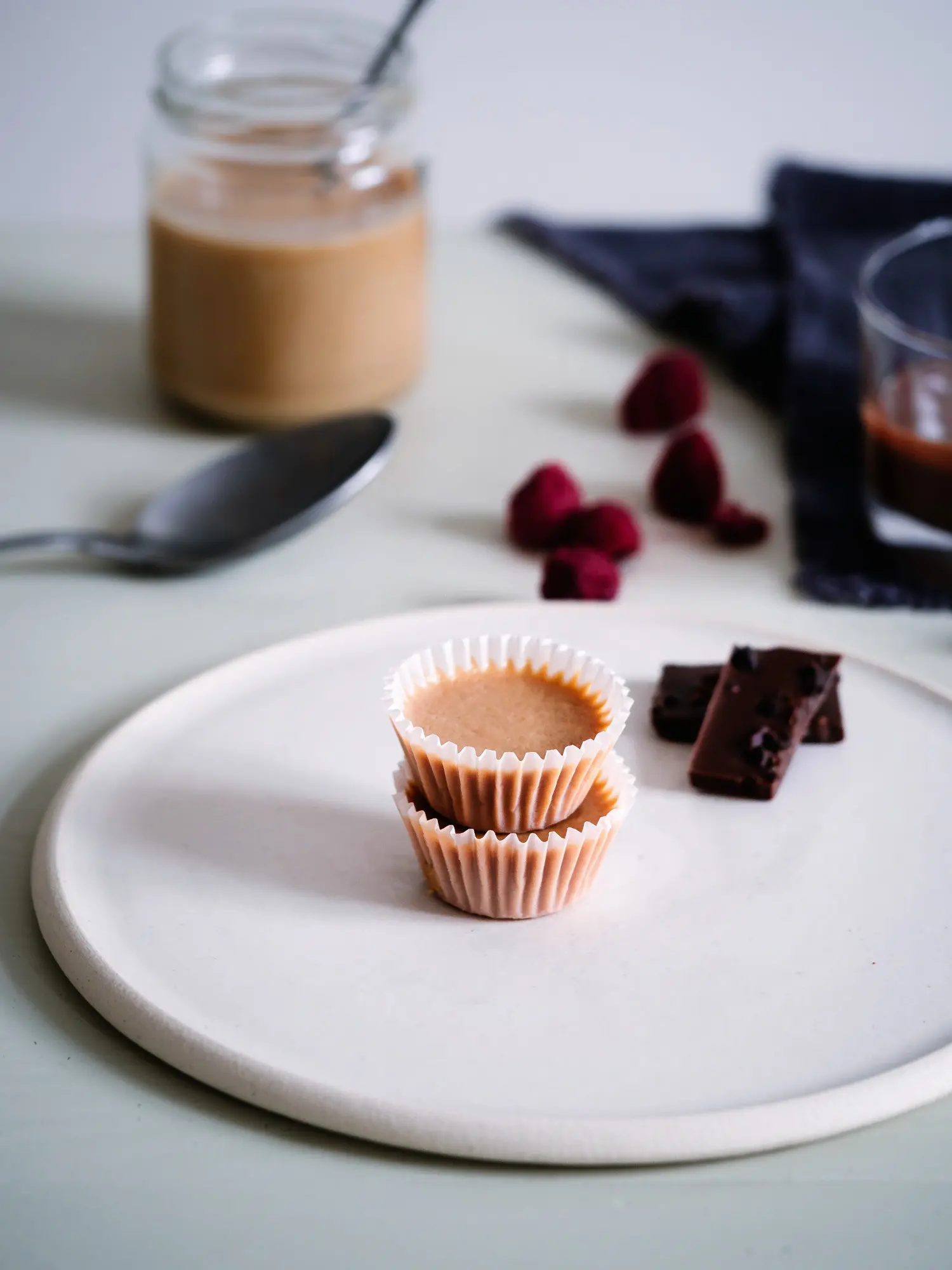 Vegan und Paleo tauglich :zuckerfreie Erdnussbutter Cup