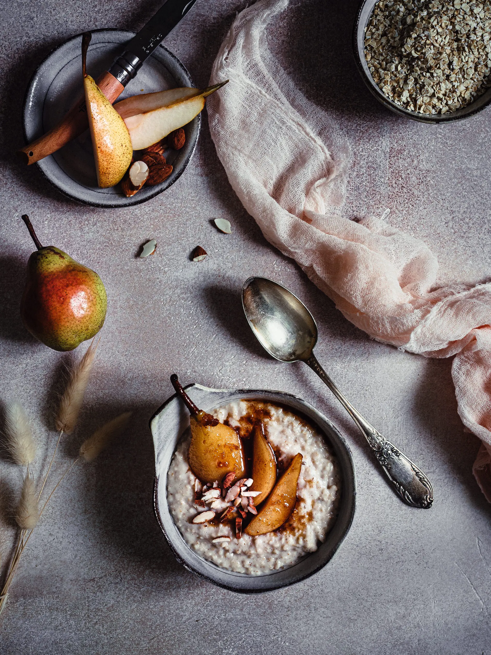 Veganes Porridge Grundrezept.