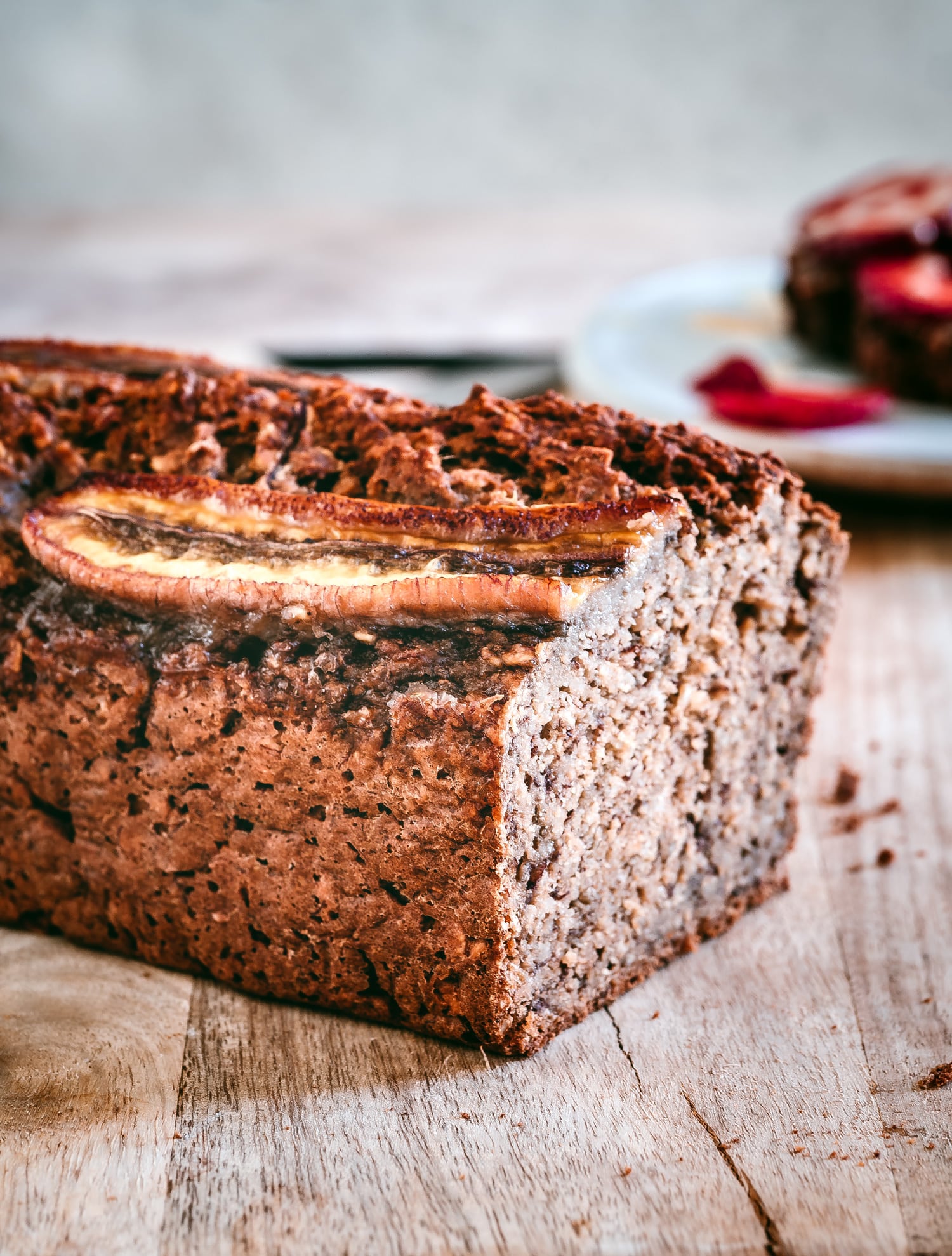 Bananenbrot vegan, zuckerfrei, glutenfrei, nussfrei