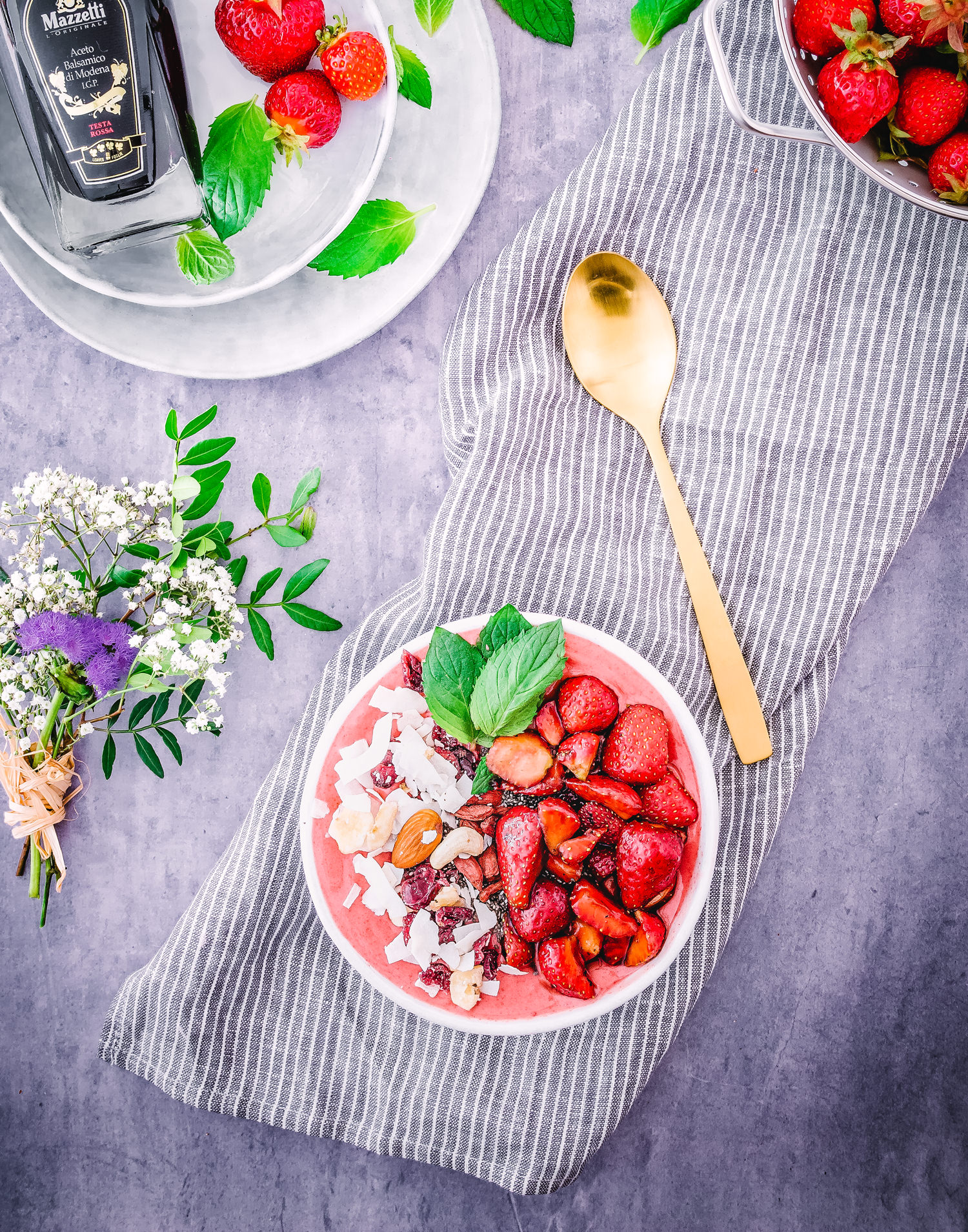 Smootiebowl mit Balsamico Essig